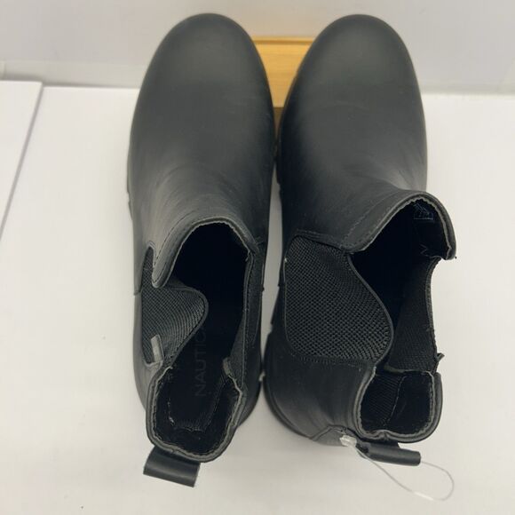 Nautica Slip On Wuzer Ankle Chelsea Boots Synthetic Mesh Side SZ 10 Men NWOB - Picture 1 of 8
